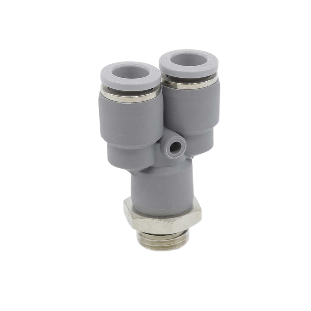Тройник цанговый Y-образный с резьбой PRYO-1/4-10 Pemaks